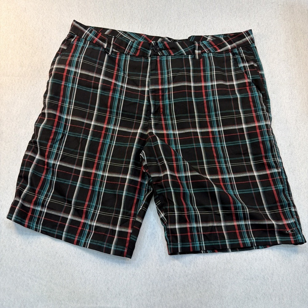 ONeill Board Shorts‎ Mens 40 Checkered Check Pocket Embroidered Logo Swimwear